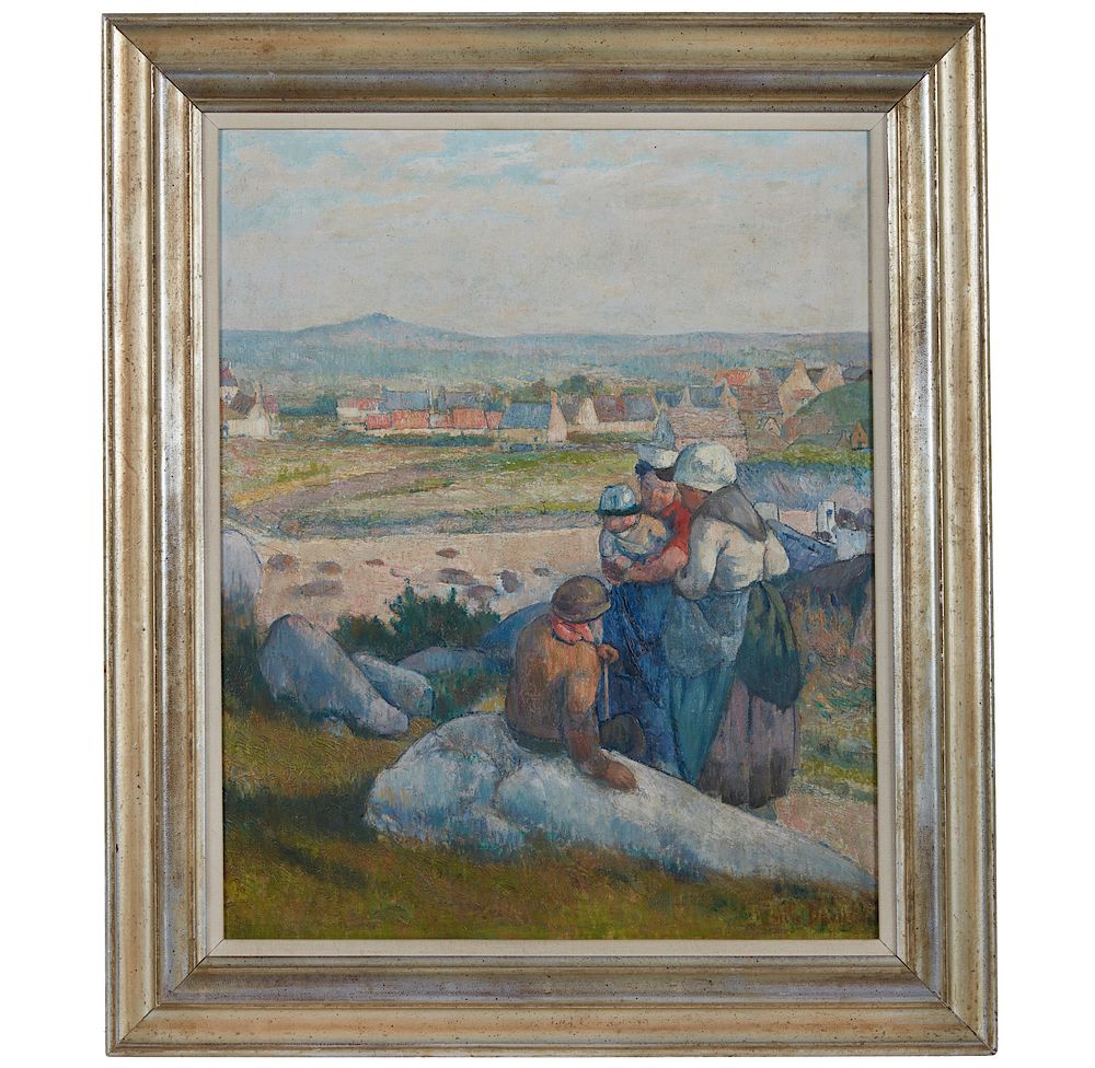 Appraisal: Emil Beithan - Painting Framed Emil Beithan - oil on