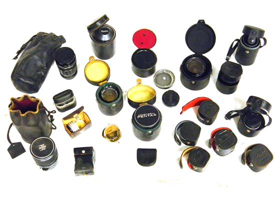 Appraisal: CAMERA Various accessories and lens approximately lens