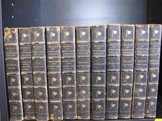 Appraisal: KIPLING'S WORKS IN ELEVEN VOLUMES