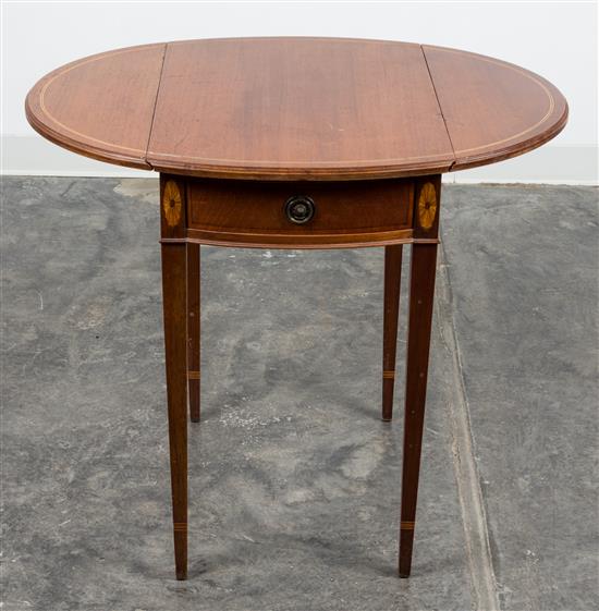 Appraisal: Sale Lot A George III Style Mahogany Pembroke Table having