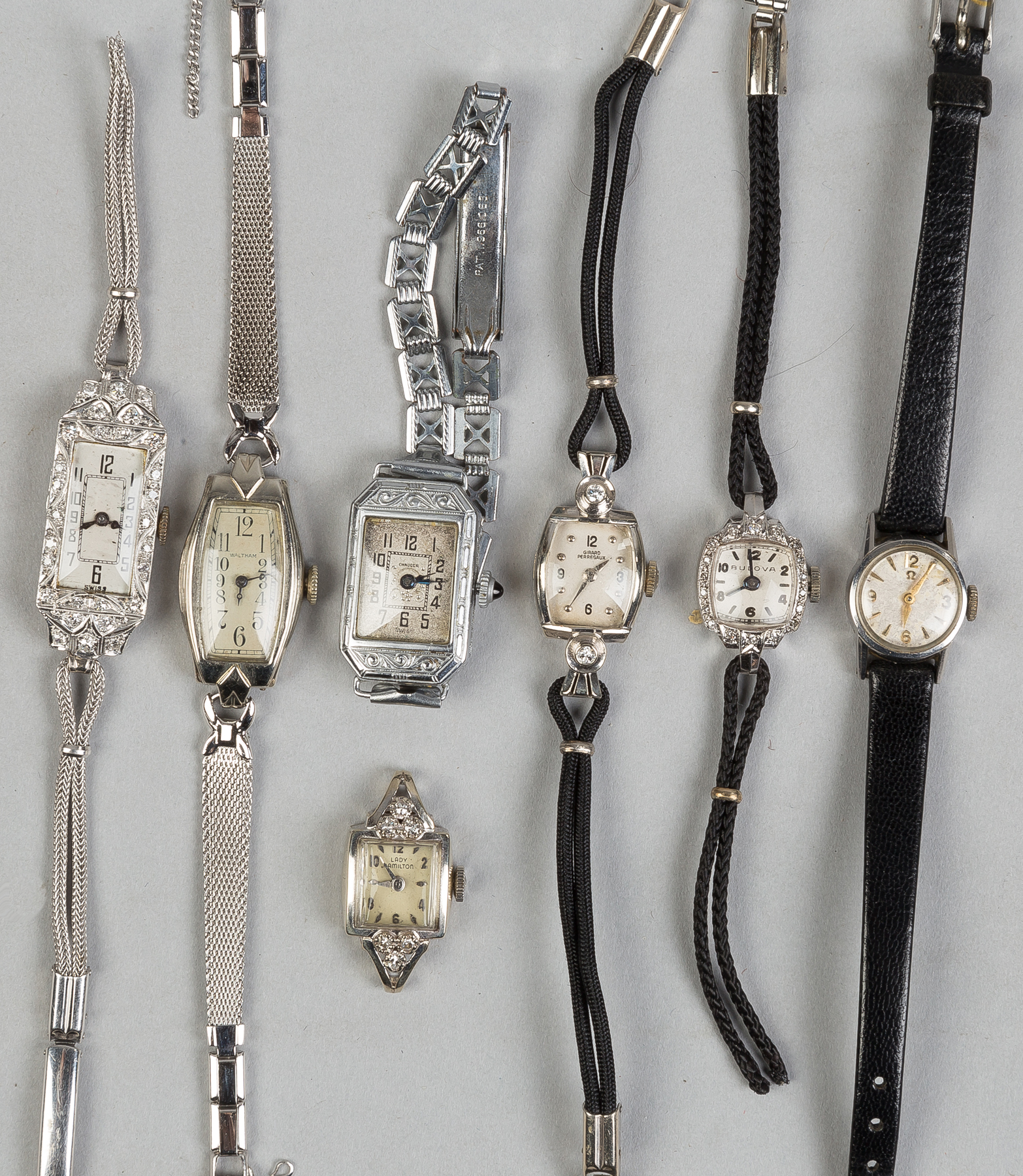 Appraisal: Group Vintage Ladies Wrist Watches Some k gold