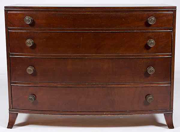 Appraisal: Hepplewhite-style Chest of Drawers American th century a Hepplewhite-style chest