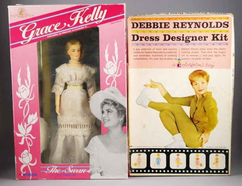 Appraisal: Lot of Grace Kelley Debbie Reynolds Items Description Includes unused