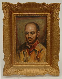 Appraisal: ARTIST UNKNOWN Portrait of a Young Man oil on board