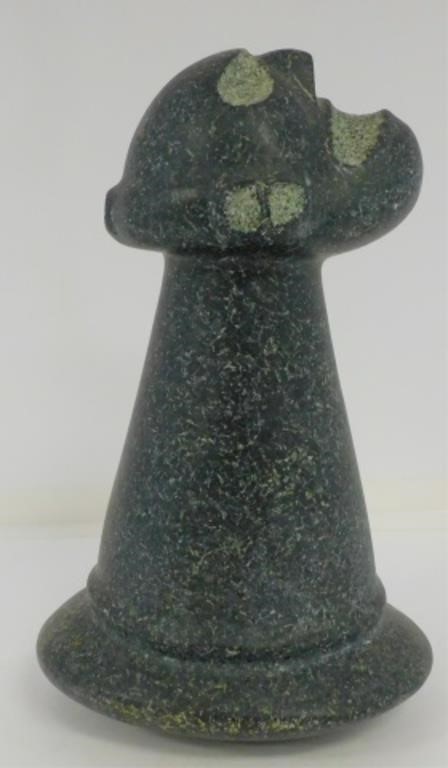 Appraisal: TAINO MASSIVE PESTLE WITH HUGE ANTHROPIC HEAD Minimalistic in its