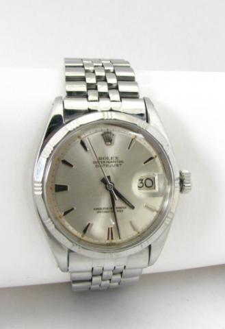 Appraisal: Gents Rolex Stainless Steel Datejust Wristwatch Stick Dial date window