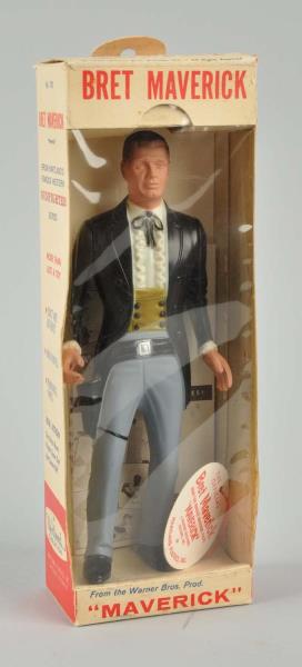 Appraisal: Hartland Bret Maverick Plastic Gunfighter Figure In original box marked