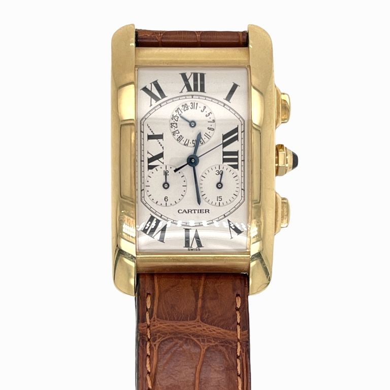 Appraisal: Cartier Tank K Leather Band Cartier Tank K Leather Band