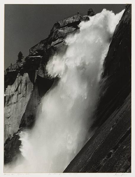 Appraisal: Ansel Adams American - Nevada Fall Yosemite National Park c