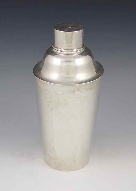 Appraisal: WATSON STERLING COCKTAIL SHAKER Marked with Watson Co mark Sterling