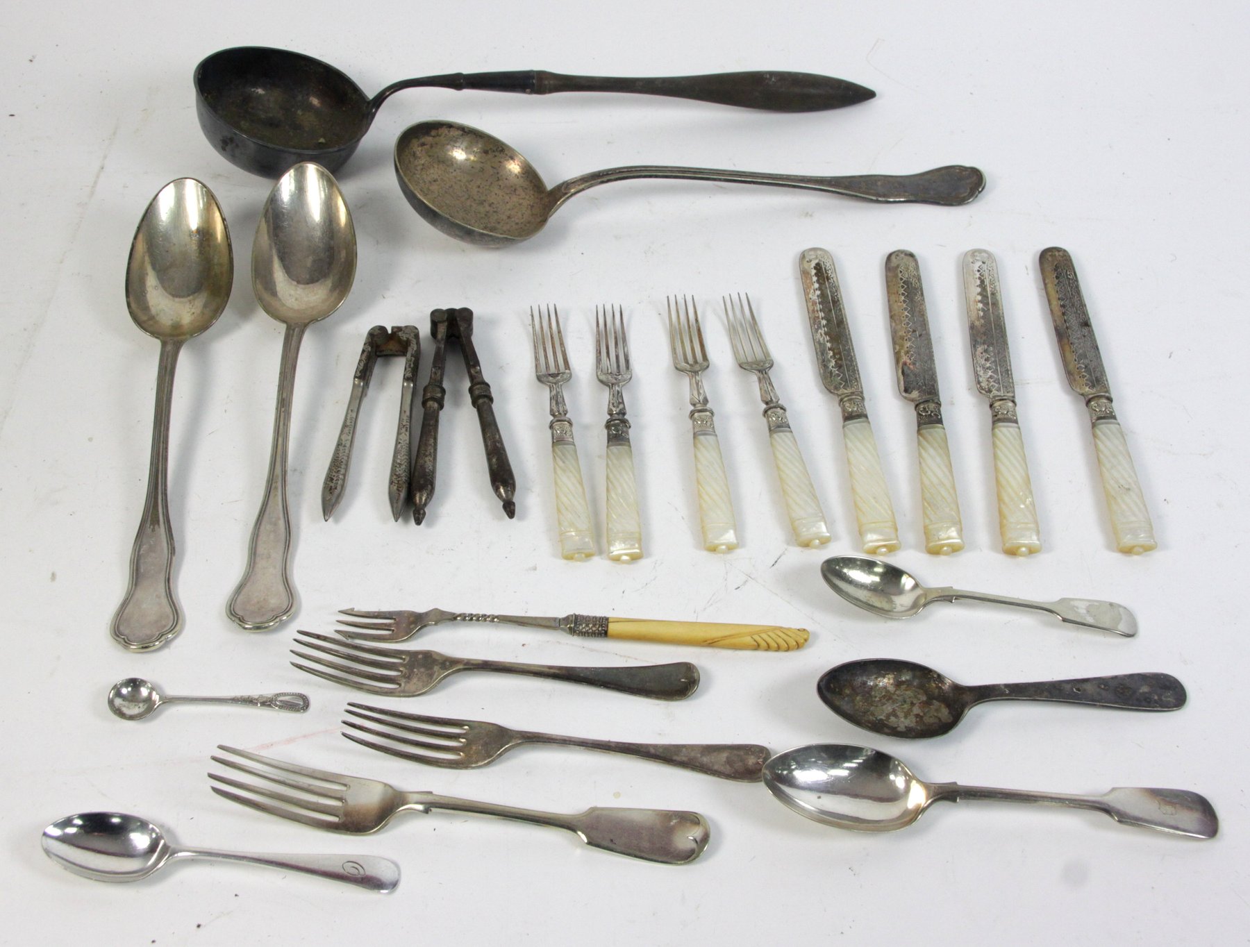 Appraisal: Sundry plated flatware