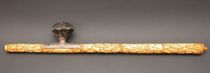 Appraisal: A Carved Opium Pipe C th Century A Chinese opium