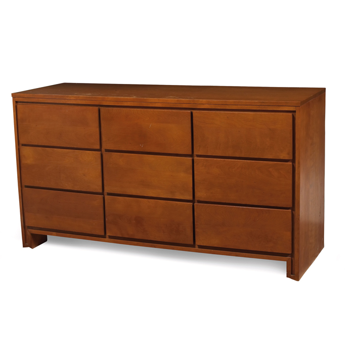 Appraisal: Russel Wright cabinet by Conant Ball six drawers maple original