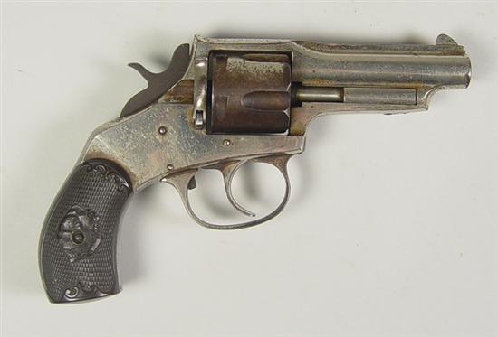 Appraisal: Iver Johnson Double Action Caliber Revolver With unusual cylinder that