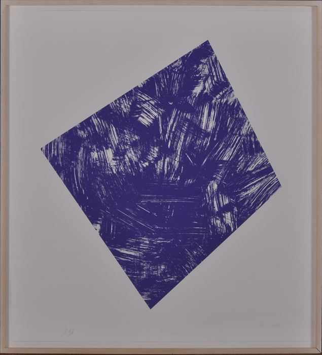 Appraisal: ELLSWORTH KELLY b UNTITLED PURPLE - STATE I Lithograph in