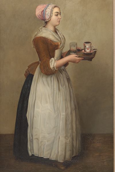 Appraisal: AFTER JEAN-ETIENNE LIOTARD SWISS - x La Belle Chocolati re