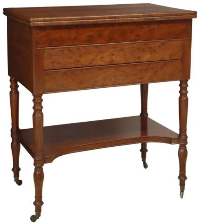 Appraisal: French Louis Philippe period dressing table wash stand mid th