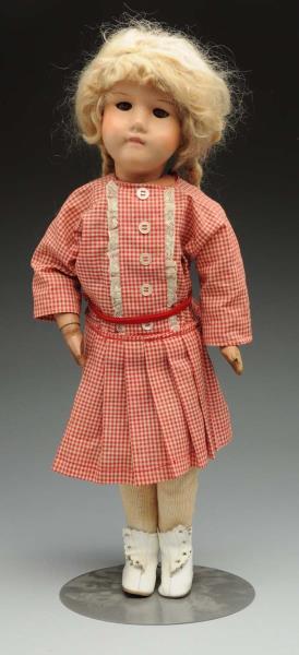 Appraisal: Sweet Schoenhut Miss Dolly Doll All wood spring jointed doll