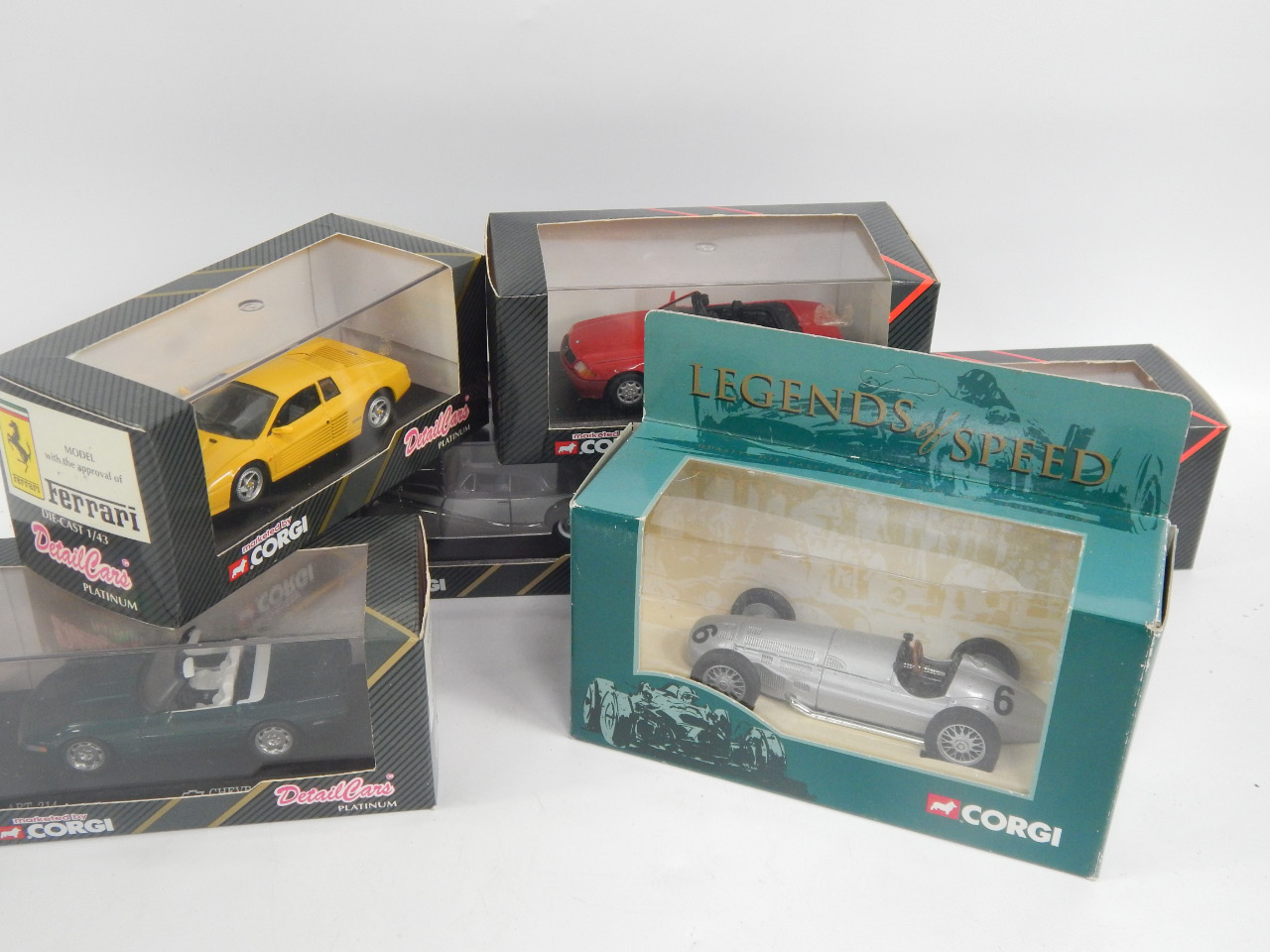 Appraisal: Various Corgi die cast vehicles to include Detail Cars Platinum