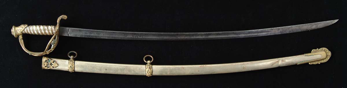 Appraisal: CIVIL WAR INSCRIBED PRESENTATION GRADE CAVALRY OFFICERS SABER TH ILLINOIS