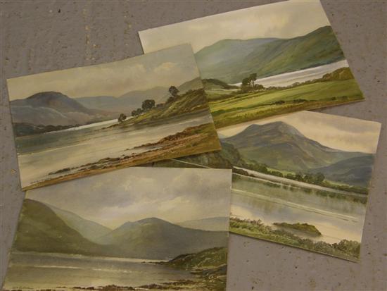 Appraisal: Keith Burtonshaw four watercolours of the Lake District all of