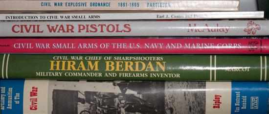 Appraisal: Six reference books on Civil War small arms explosive ordinance