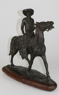 Appraisal: Franco Vianello Italian Napa CA b bronze of an early