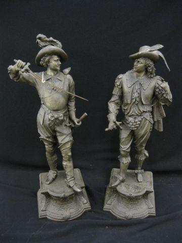 Appraisal: Pair of Victorian Spelter Statues Don Juan and Don Quixote