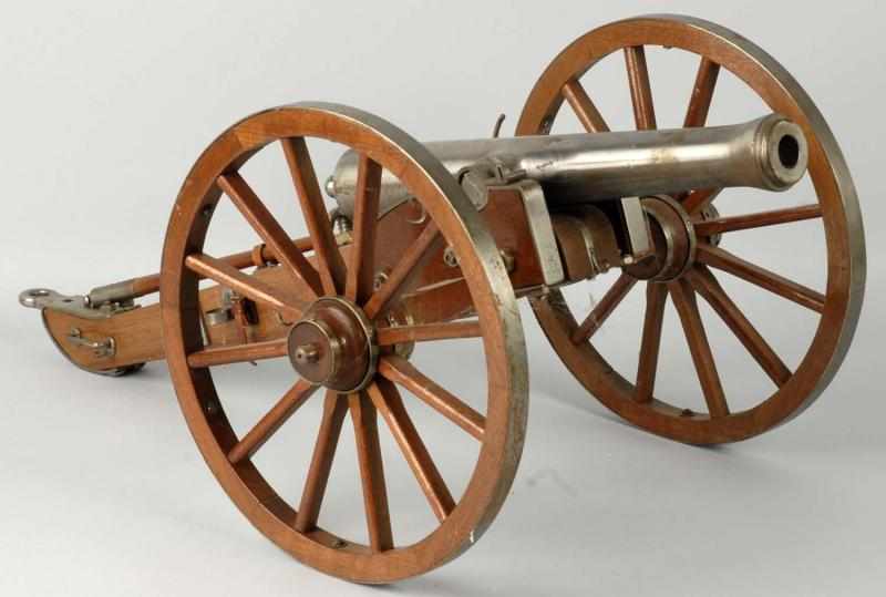 Appraisal: Cannon Description Made of wood and metal Nicely detailed Fully