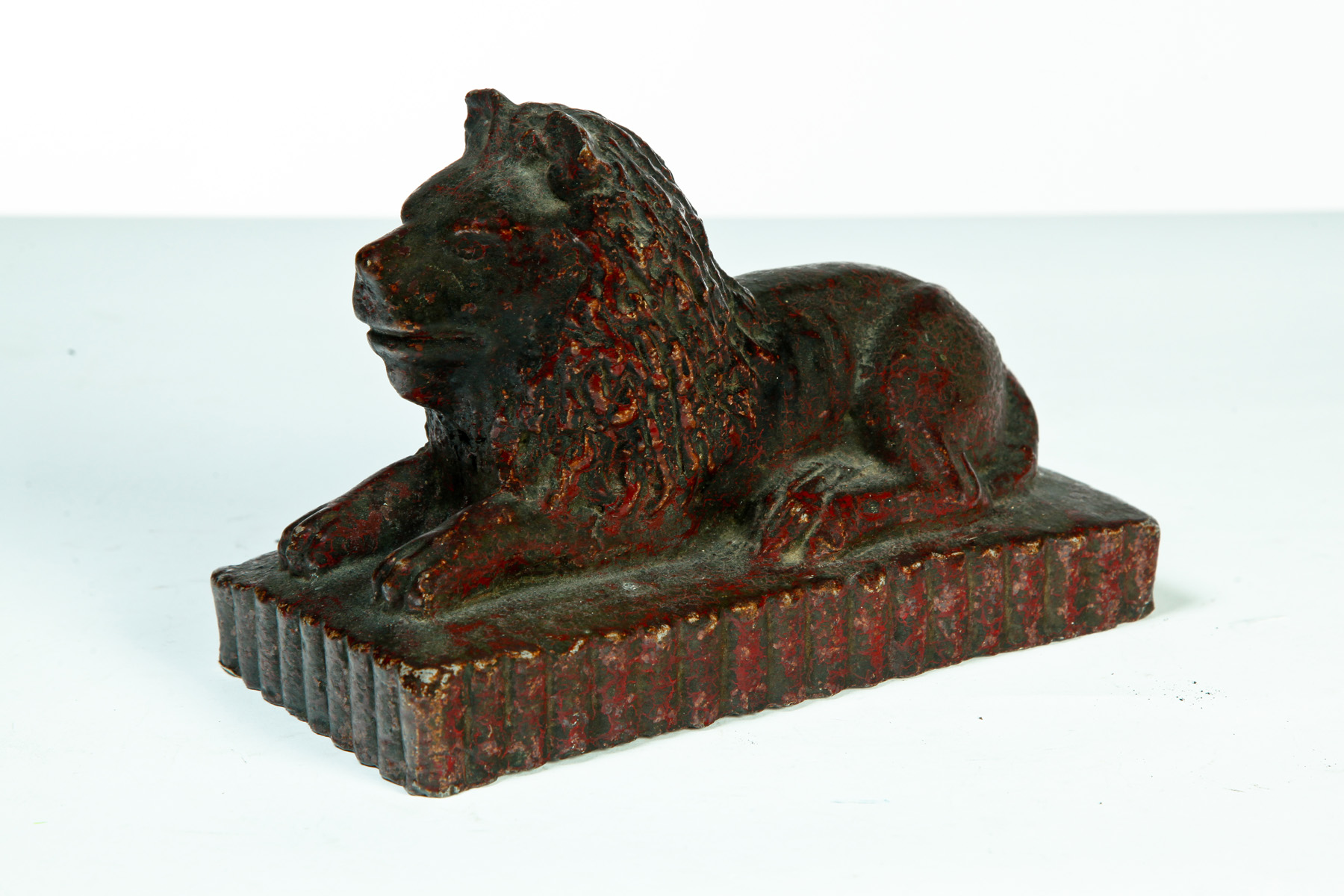 Appraisal: SEWERTILE LION Grand Ledge Michigan late th-early th century Reclining