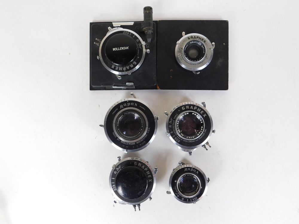 Appraisal: Lot of Lenses Lot of lenses Includes Graflex Optar mm