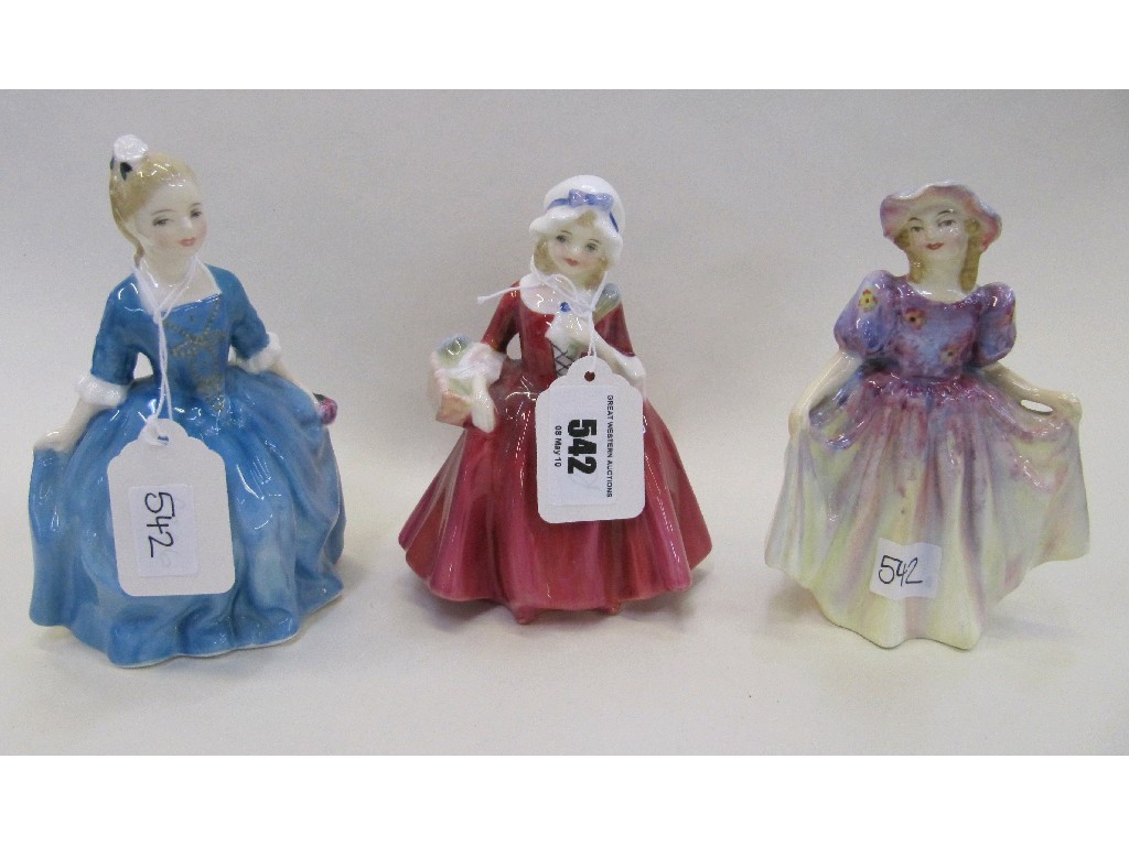 Appraisal: Two Royal Doulton figures 'Lavinia' HN and 'A Child from