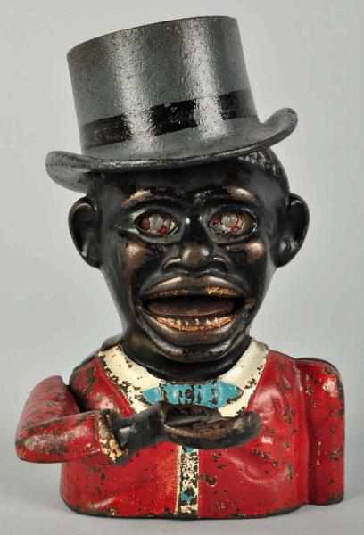 Appraisal: Cast Iron High Hat Jolly N' Mechanical Bank Manufactured in