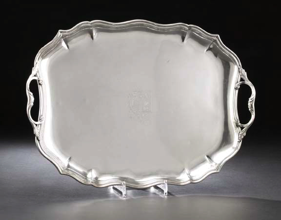 Appraisal: Fine and Rare th-Century Swiss Confederacy Old Standard Silver Tray