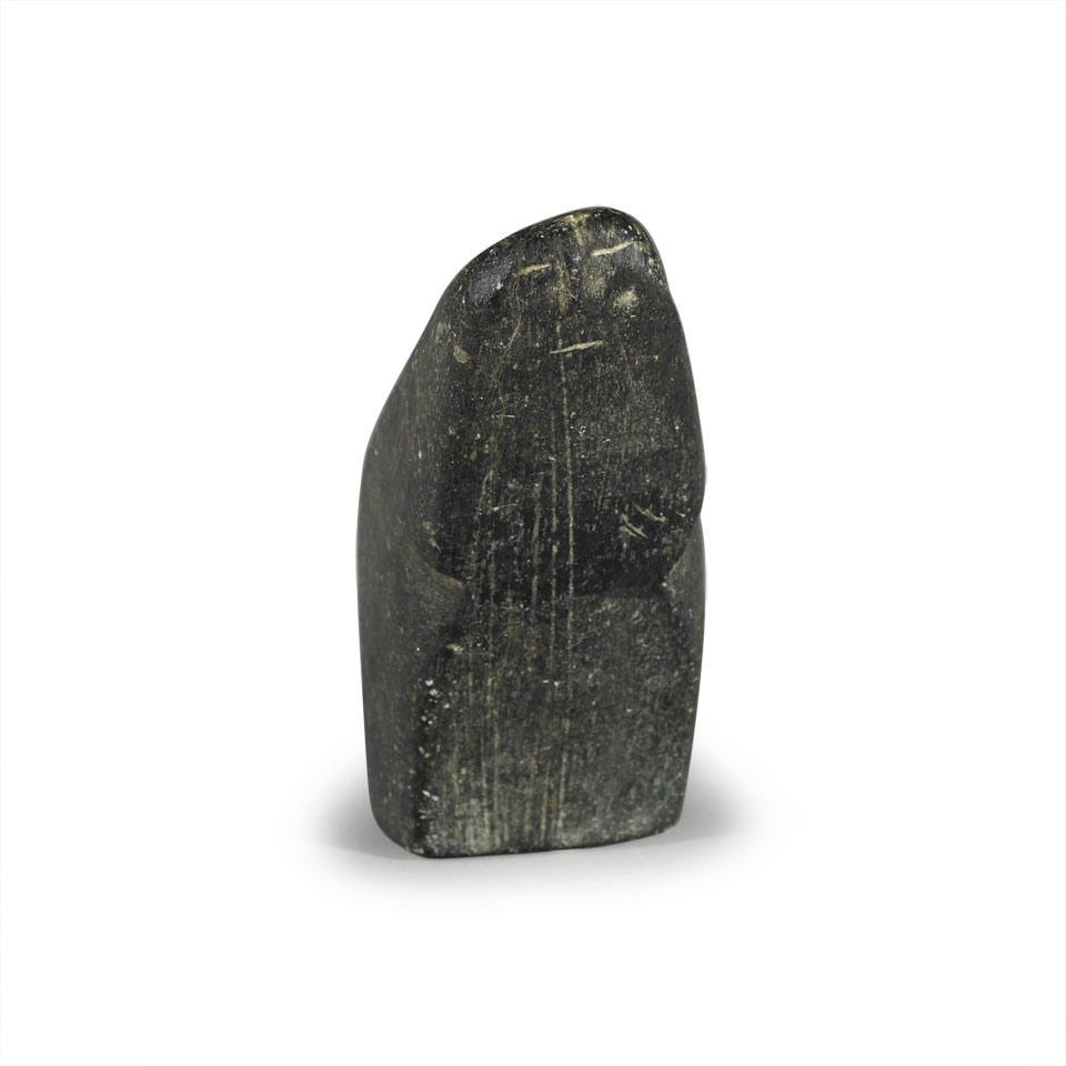 Appraisal: JOHN PANGNARK - E - Arviat FIGURE stone height x