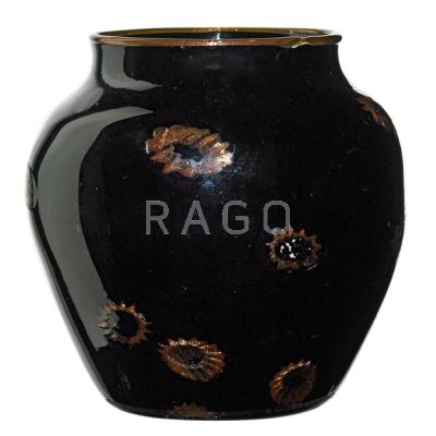 Appraisal: GIUSEPPE BAROVIER - ARTISTI BAROVIER Glass vase with murrines Murano