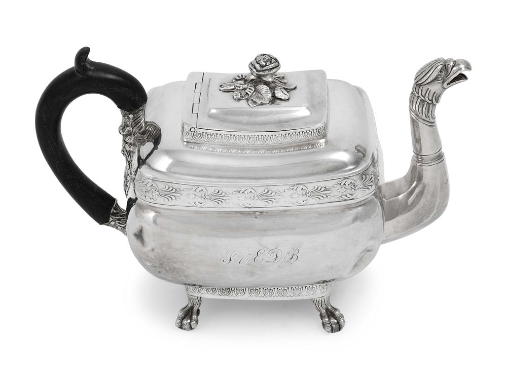 Appraisal: An American Silver Teapot An American Silver Teapot Anthony Rasch