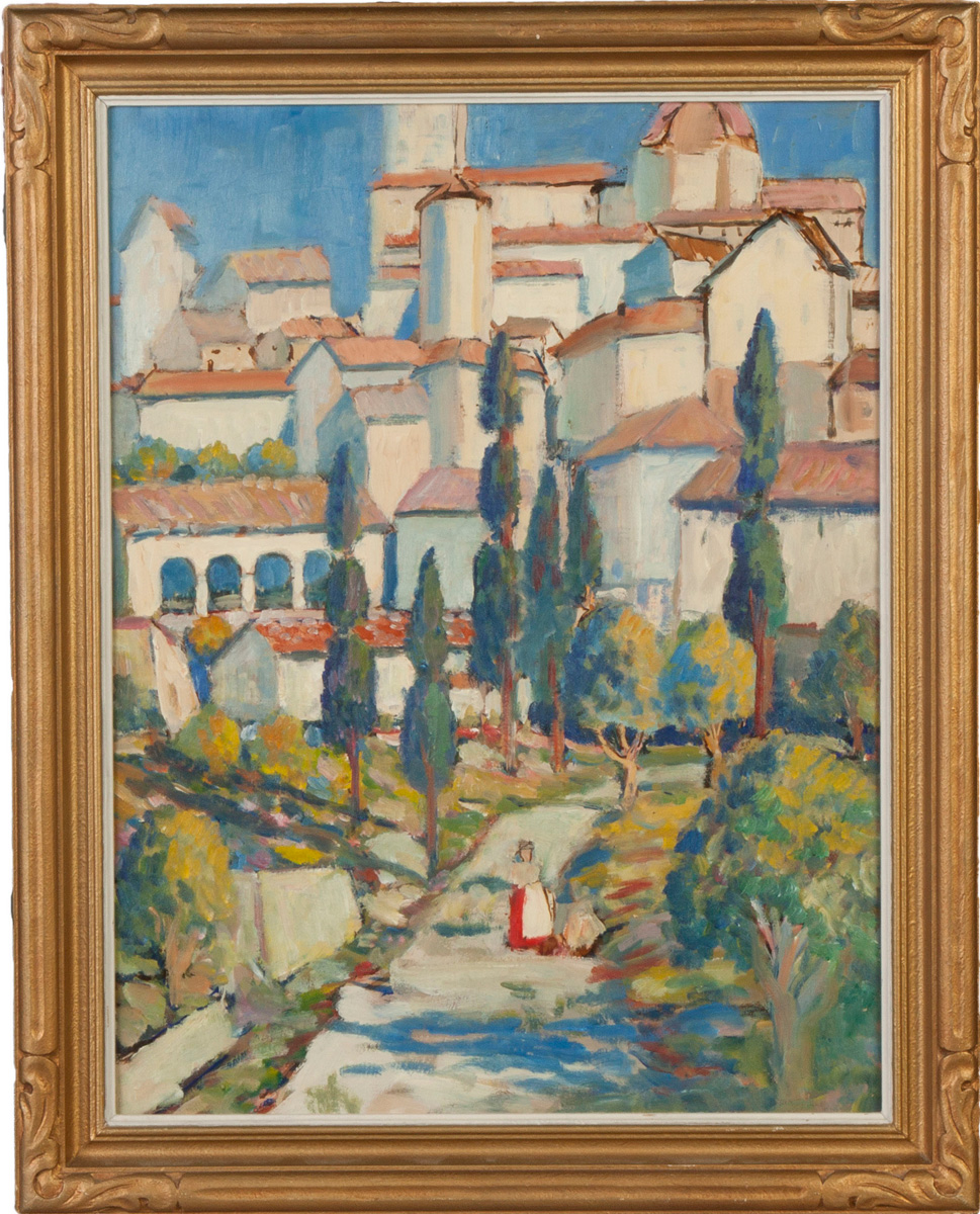 Appraisal: Daniel Putnam Brinley American - Assisi Unsigned Oil panel