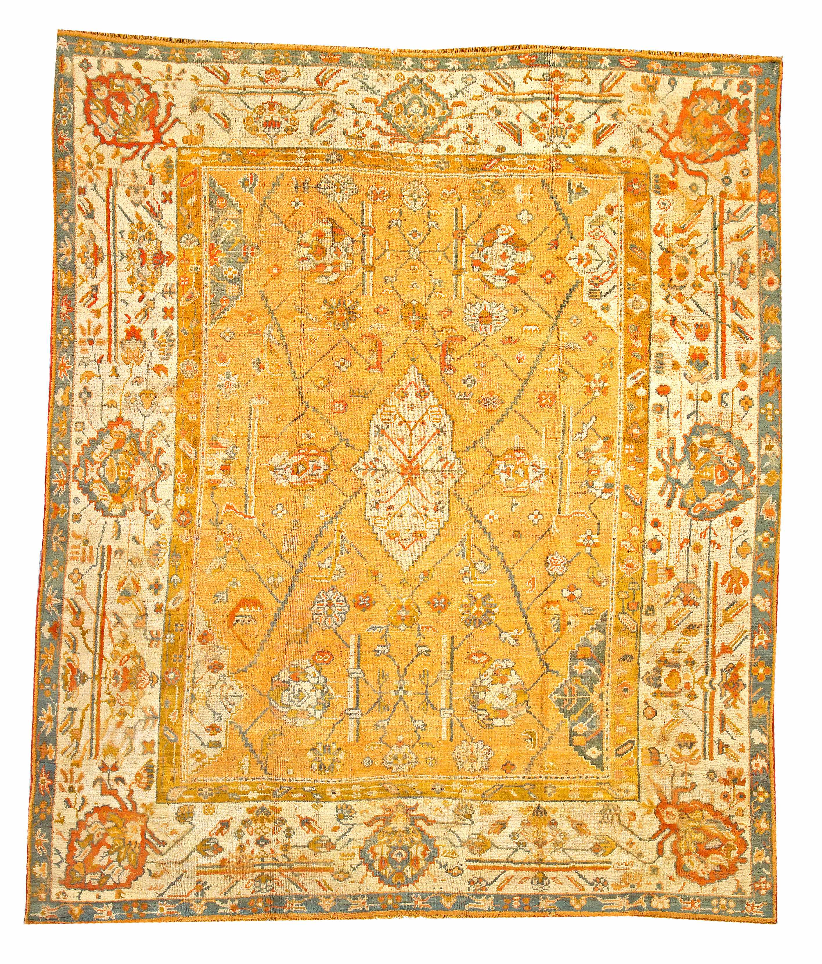 Appraisal: An Oushak carpet West Anatolialate th centurysize approximately ft in