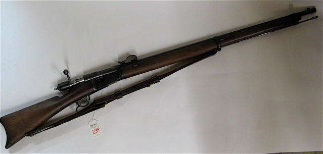 Appraisal: SWISS VETTERLI MODEL BOLT ACTION RIFLE x mm rim fire