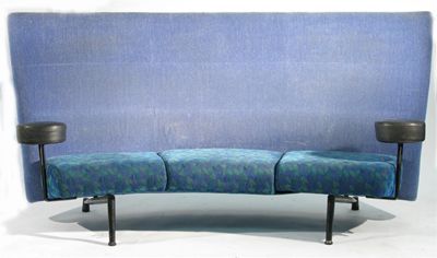 Appraisal: Newport' a Lammhults high backed steel framed sofa designed by