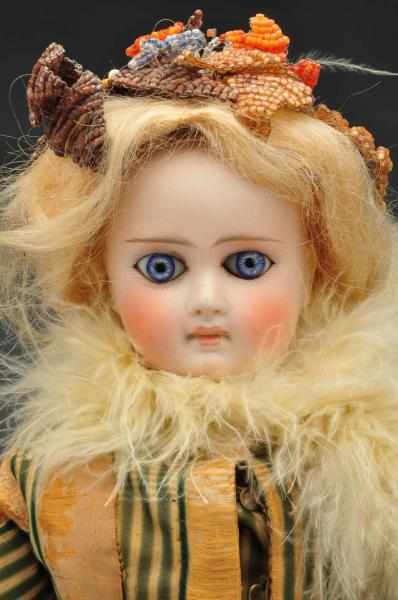 Appraisal: Early Bisque Closed Mouth Lady Doll Description Early German bisque