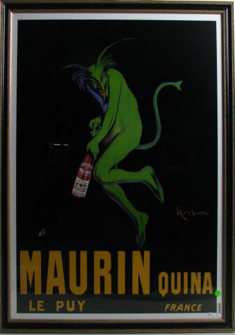 Appraisal: Maurin Quina Reproduction French Print size as framed ''x ''