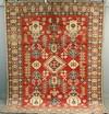 Appraisal: CARPET - ' x ' - Oriental Kazak with center