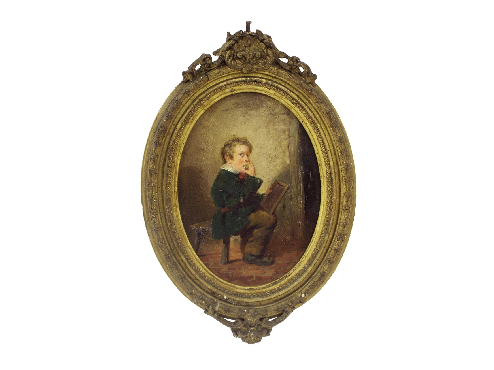 Appraisal: Edward Charles Barnes Ex - - portrait of a young