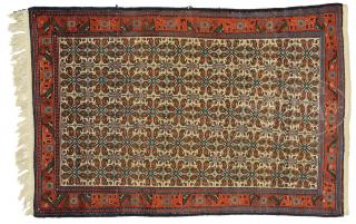 Appraisal: SEMI-ANTIQUE SENNAH ORIENTAL RUG CENTRAL PERSIA nd quarter th century