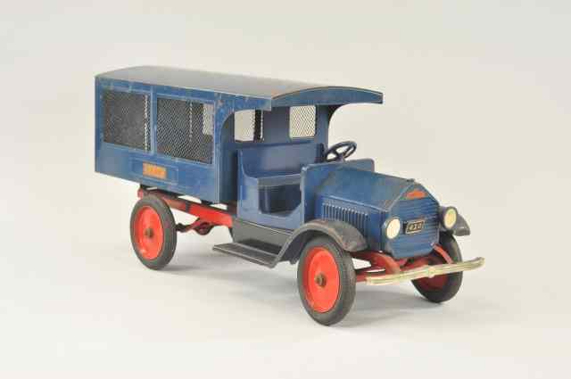 Appraisal: STURDITOY US MAIL TRUCK Pressed steel done in blue overall