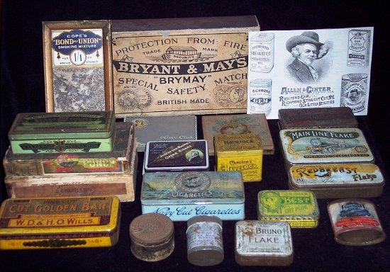 Appraisal: A quantity of tobacco tins promotional items etc