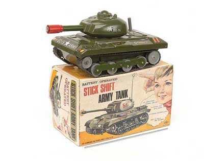 Appraisal: Nomura TN Toys of Japan - Tank comprising Stick Shift