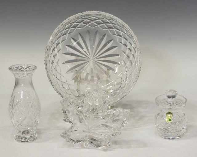 Appraisal: lot of Waterford cut crystal tableware including flower vase approx